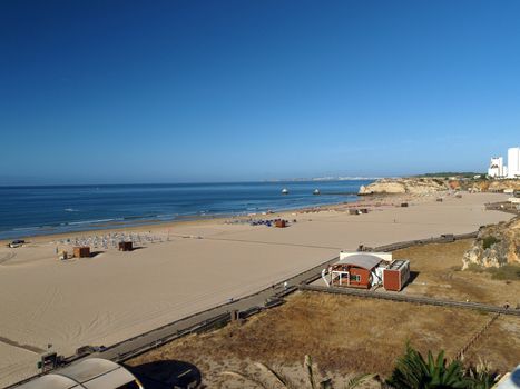 One of the most beautiful beaches in Europe - Praia da Rocha on the Algarve in Portugal