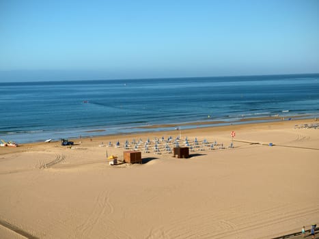 One of the most beautiful beaches in Europe - Praia da Rocha on the Algarve in Portugal