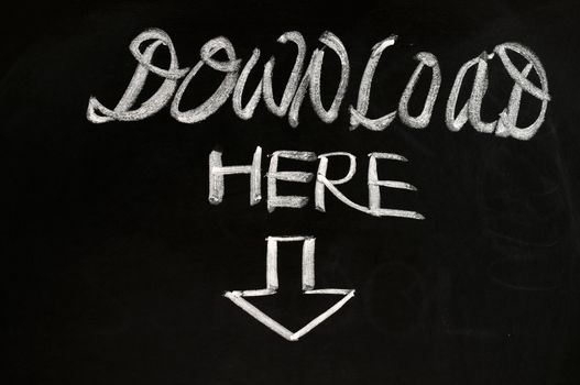 Download here sign on a blackboard