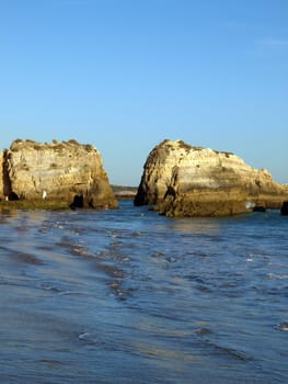  Beach at Algarve in the South of Portugal