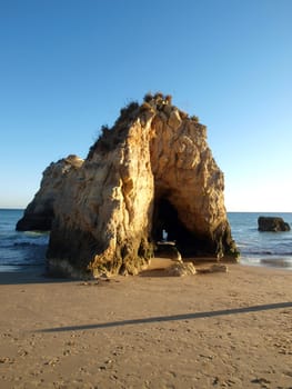  Beach at Algarve in the South of Portugal