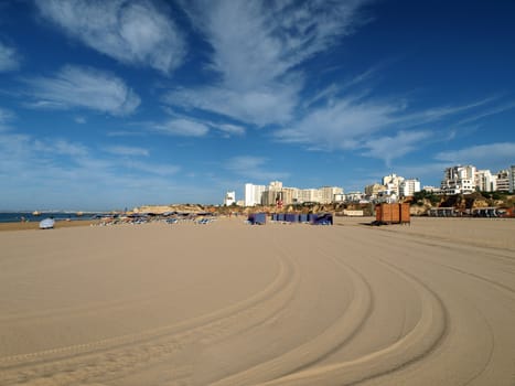 One of the most beautiful beaches in the world - Praia da Rocha in Portimao, Algarve, Portugal
