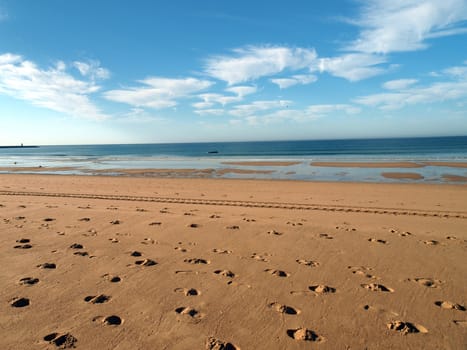 One of the most beautiful beaches in the world - Praia da Rocha in Portimao, Algarve, Portugal