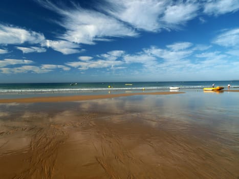 One of the most beautiful beaches in the world - Praia da Rocha in Portimao, Algarve, Portugal