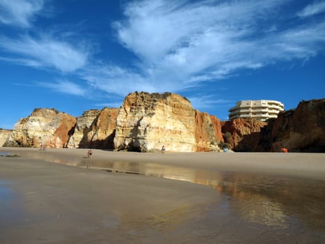 Portimao-resort on the Atlantic coast of the Algarve, Portugal