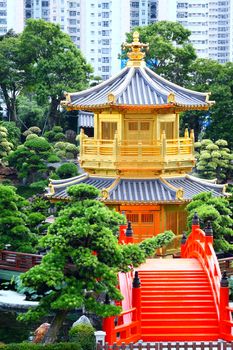 Pavilion of Absolute Perfection in the Nan Lian Garden, Hong Kong. 