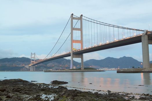 Tsing Ma Bridge at day 