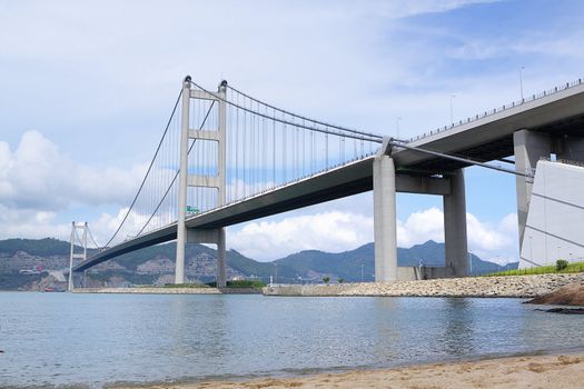 Tsing Ma Bridge at day 