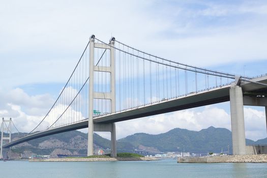 Tsing Ma Bridge at day 