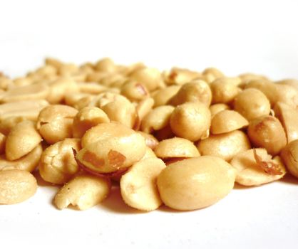 Salted peanut background texture