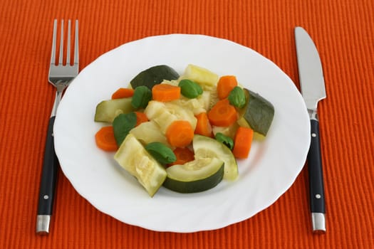 boiled vegetables