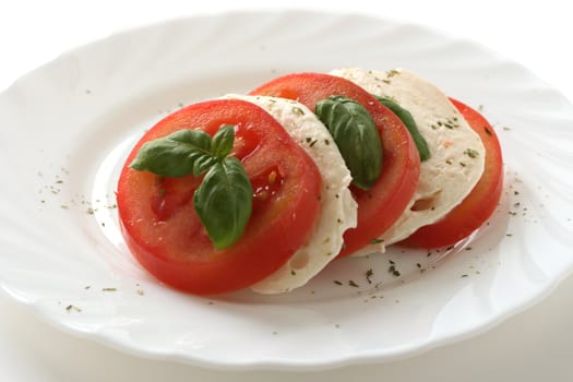 salad cheese and tomato