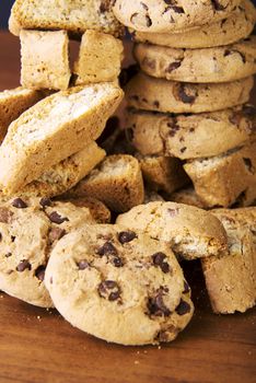 Cookies on table