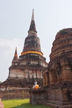 Buddha at Watyaichaimongkol Ayutthaya Province,Thailand