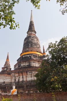 Buddha at Watyaichaimongkol Ayutthaya Province,Thailand