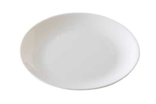 white plate