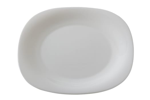 white plate