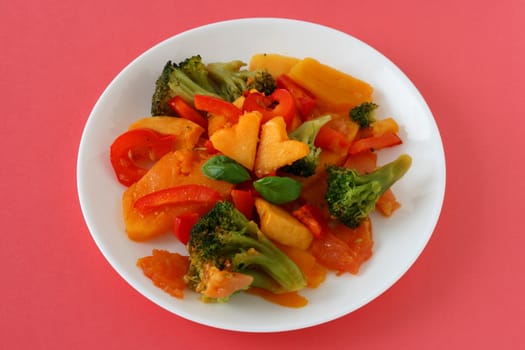 Boiled vegetables