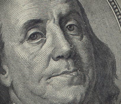High resolution Money 00 dollar bill - Ben Franklin