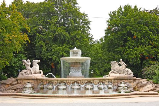 Wittelsbach Fountain on Maximiliansplatz, Munich