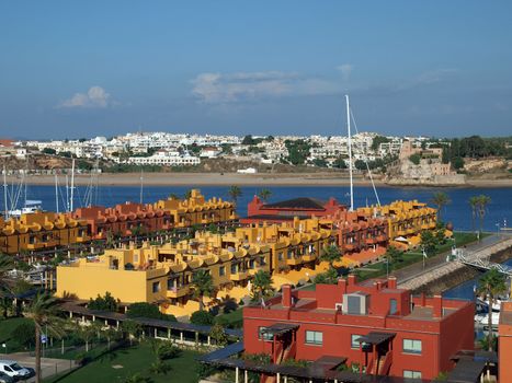 Yacht marina in Portimao. Algarve, Portugal