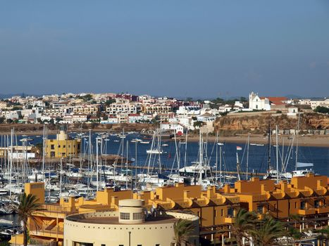 Yacht marina in Portimao. Algarve, Portugal
