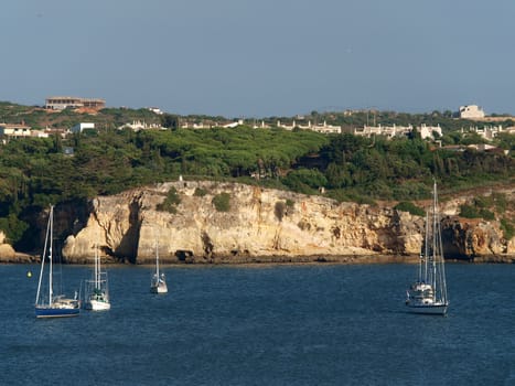 Portimao-resort on the Atlantic coast of the Algarve, Portugal