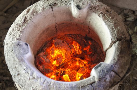 Fireplace Thailand style is ancient object