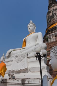 Buddha at Watyaichaimongkol Ayutthaya Province,Thailand