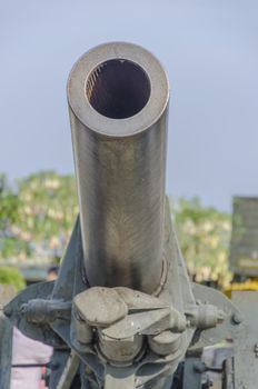 Old grand cannon on Itthi quater Khaoko national park  The royal Thai military