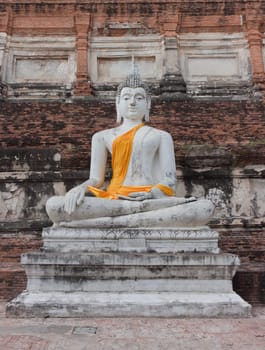 Buddha at Watyaichaimongkol Ayutthaya Province,Thailand