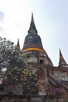 Buddha at Watyaichaimongkol Ayutthaya Province,Thailand