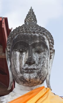 Buddha at Watyaichaimongkol Ayutthaya Province,Thailand