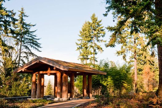 Structure in Washington Park Arboretum