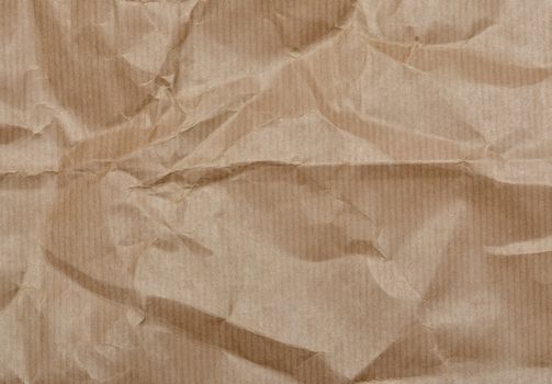 texture of crumpled brown paper