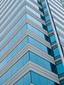 A Highrise Office Building made of Concrete and Glass