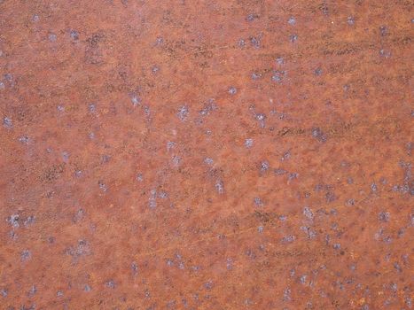 rusty, flat steel surface