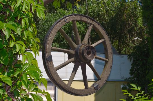 Wheel from an ancient vehicle