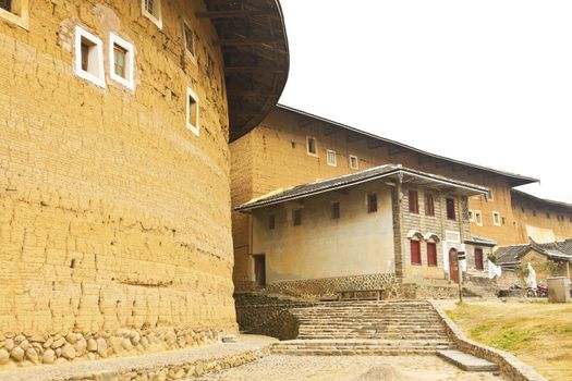 Tulou, a historical site in Fujian china. World Heritage.