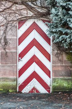 Door in the old wall in Herzogenaurach