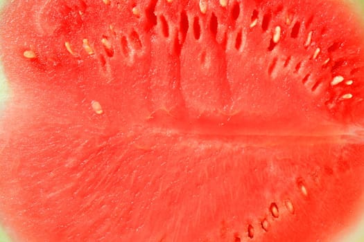 Close up of a big watermelon.
