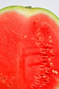 Close up of a big watermelon.
