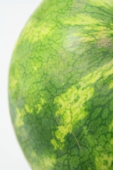 Close up of a big watermelon.
