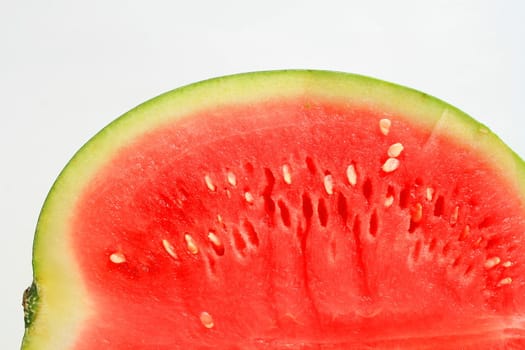 Close up of a big watermelon.
