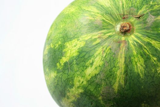 Close up of a big watermelon.
