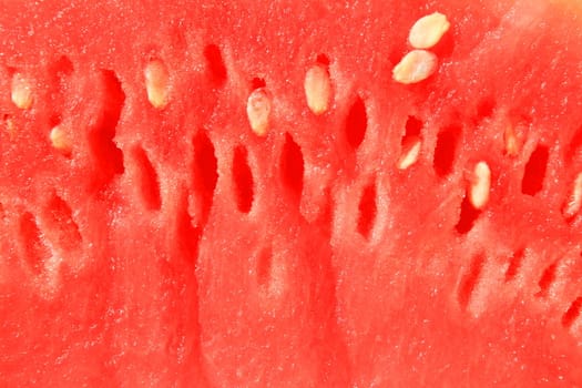 Close up of a big watermelon.
