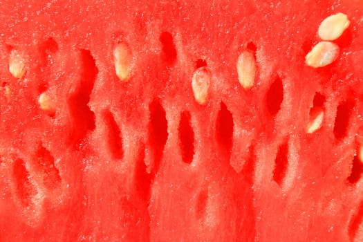 Close up of a big watermelon.
