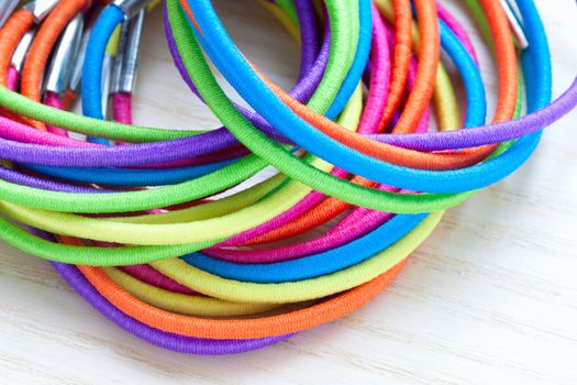 Colored rubber bands