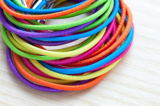 Colored rubber bands