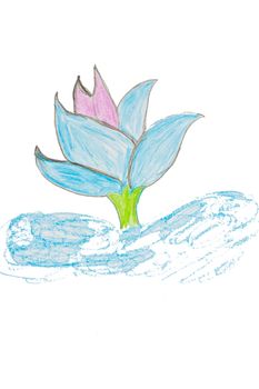 drawing graphics, pen,Flower